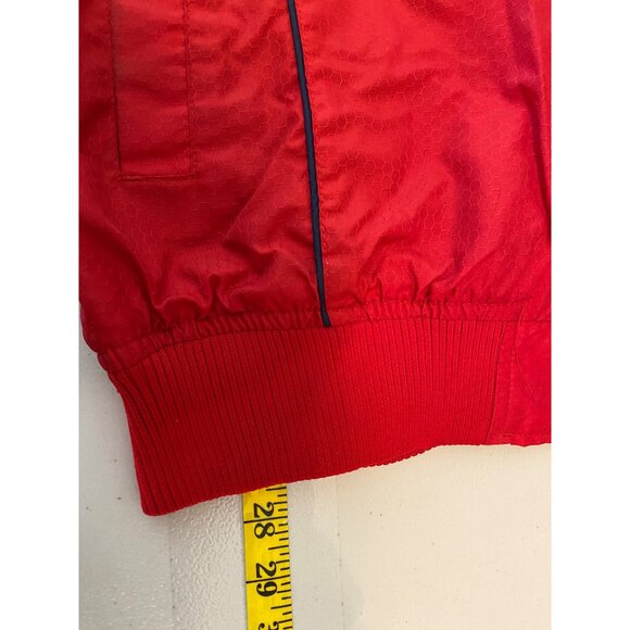 Majestic Anaheim Los Angeles Angels Jacket Majestic Red Fleece Mens Large - Picture 7 of 11